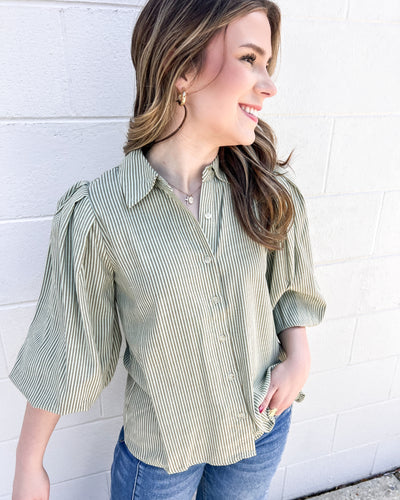 Tell A Lie Mint Top