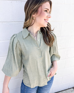 Tell A Lie Mint Top