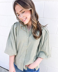 Tell A Lie Mint Top