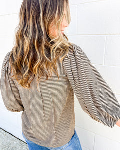 Tell A Lie Light Taupe Top