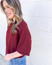 Load image into Gallery viewer, Fix Your Ways Burgundy Top
