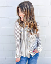 Load image into Gallery viewer, Got The Best Mocha Button Down Top