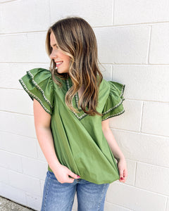 Value Of Yours Olive Top