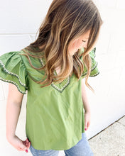 Load image into Gallery viewer, Value Of Yours Olive Top