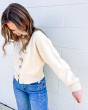 Load image into Gallery viewer, Keep Me Updated Ecru Cardigan