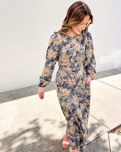 Definitely Not The Case Dusty Blue Dress