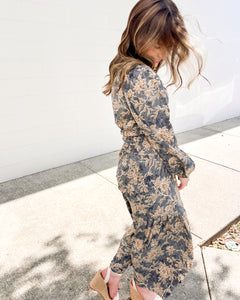 Definitely Not The Case Dusty Blue Dress