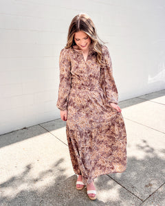 Definitely Not The Case Mocha Dress