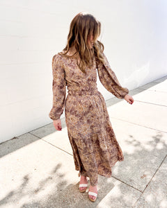 Definitely Not The Case Mocha Dress