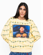 Load image into Gallery viewer, Queen Of Sparkles Licensed Yellow Sequin String Lights Clark Griswold Screenprint Sweatshirt