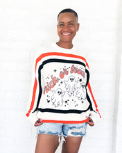 Load image into Gallery viewer, Queen Of Sparkles Trick or Treat Long Sleeve Sweater