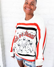 Load image into Gallery viewer, Queen Of Sparkles Trick or Treat Long Sleeve Sweater