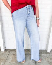 Load image into Gallery viewer, Progressing Forward Light Mid Rise Wide Leg Jean