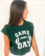 Load image into Gallery viewer, Game Day Excitement Green Top