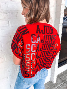 PRE-ORDER Jordan Amanda Red Cajuns Exclusive