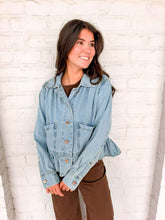 Load image into Gallery viewer, Light Denim Essentials Jacket