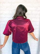 Load image into Gallery viewer, The Confirmation Status Burgundy Top