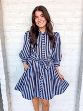 Load image into Gallery viewer, Declare The Fall Blue Dress