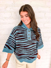 Load image into Gallery viewer, The Wild Folks Blue Top