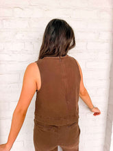 Load image into Gallery viewer, Stay Tuned Brown Top