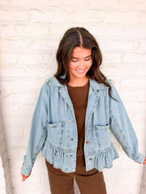 Load image into Gallery viewer, Light Denim Essentials Jacket