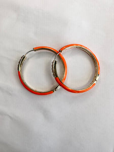 Color Enamel Hoops