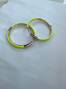 Color Enamel Hoops