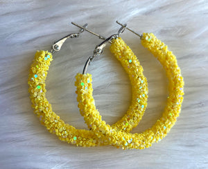 Glitter Hoops