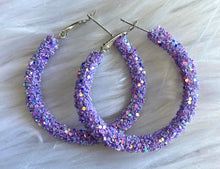 Load image into Gallery viewer, Glitter Hoops