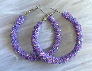 Glitter Hoops