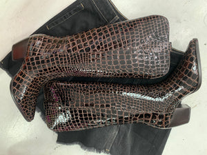 Stella Choco Croco Boots