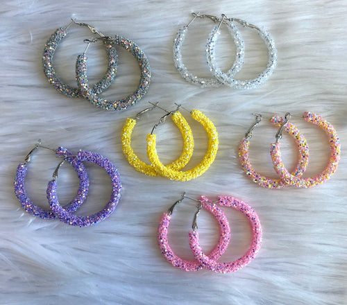 Glitter Hoops