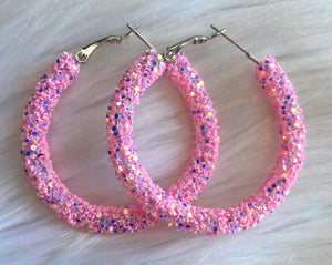 Glitter Hoops