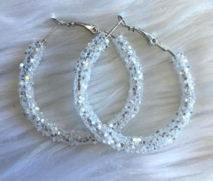 Glitter Hoops