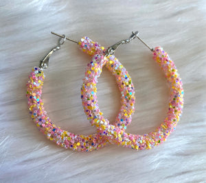 Glitter Hoops